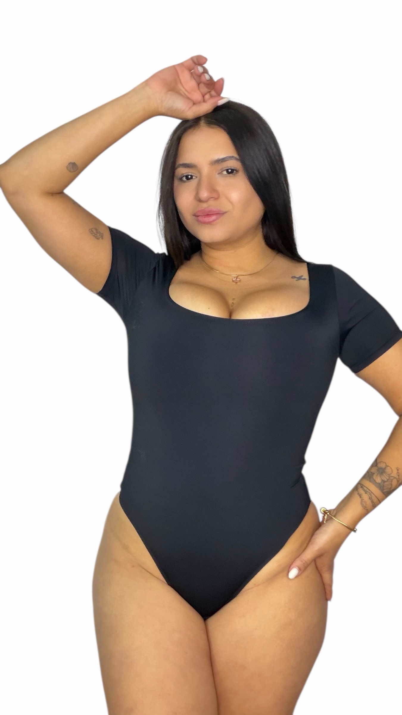Body Moldeador Manga corta Forrado™ - Imagen 3