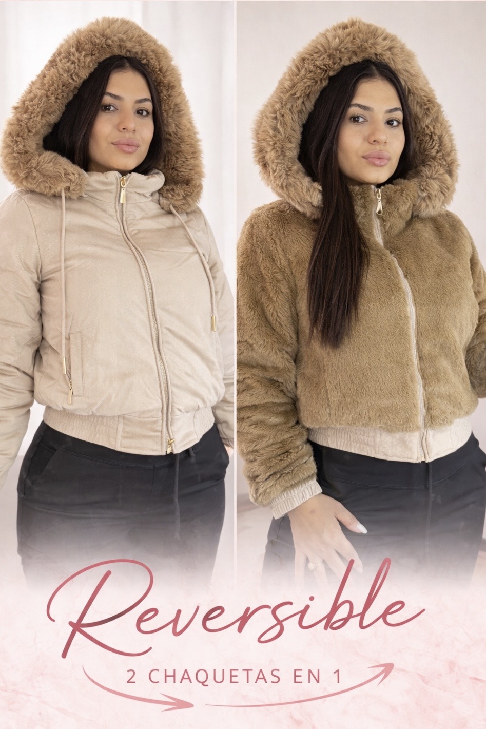 Chaqueta Reversible Invierno JF57F
