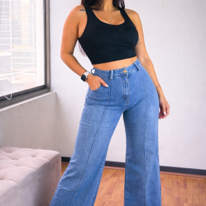 PANTALÓN MEZCLILLA PALAZZO™